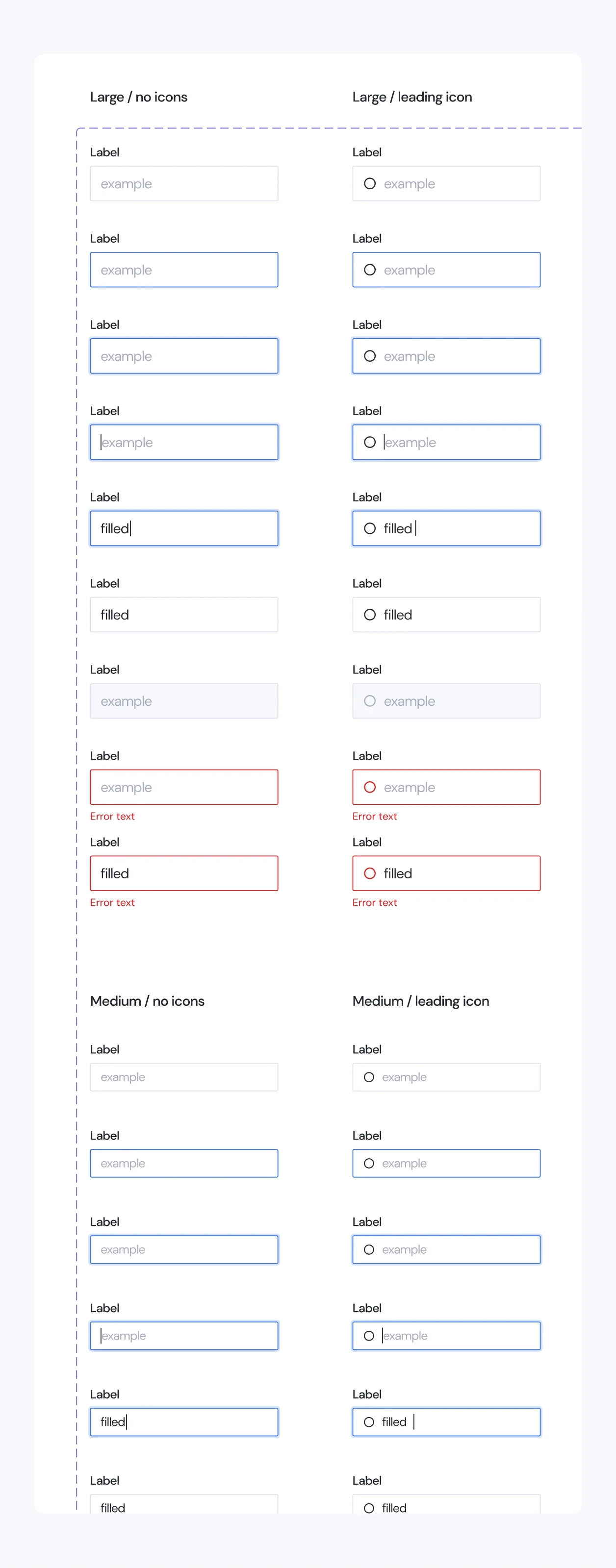 App forms design