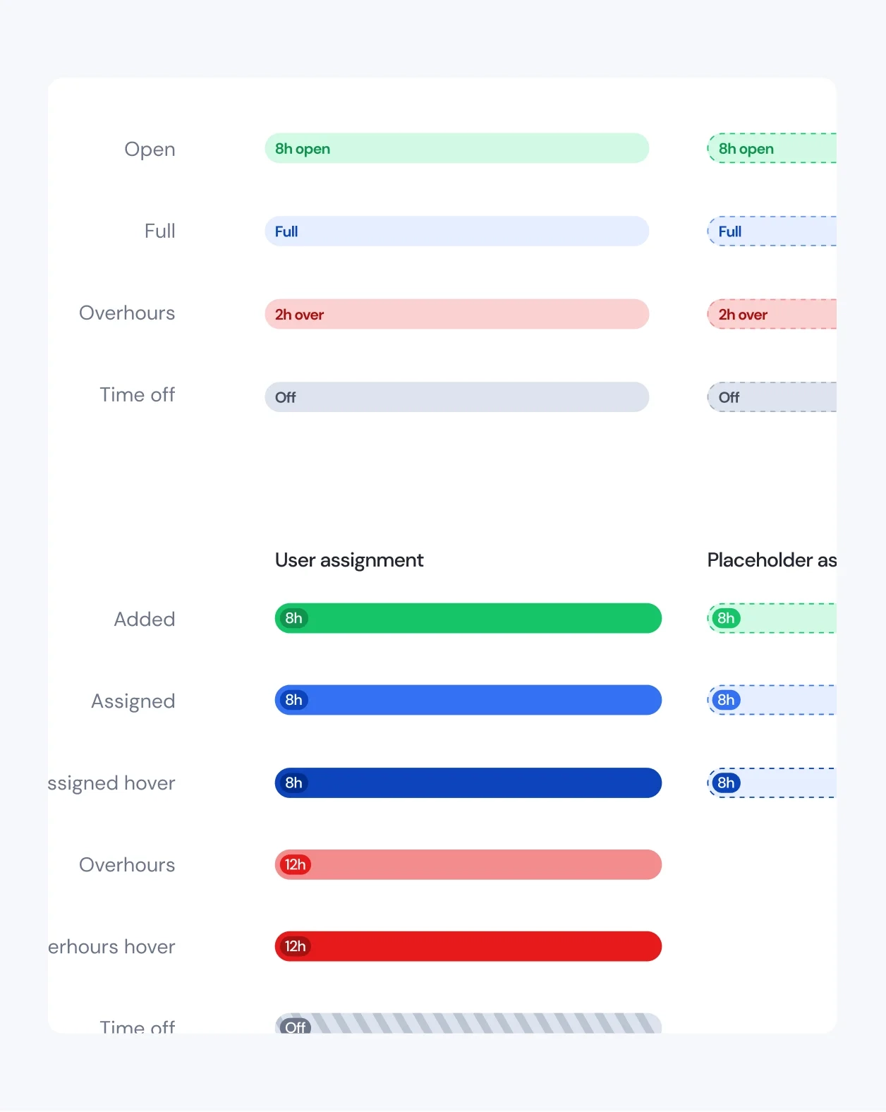 App states design