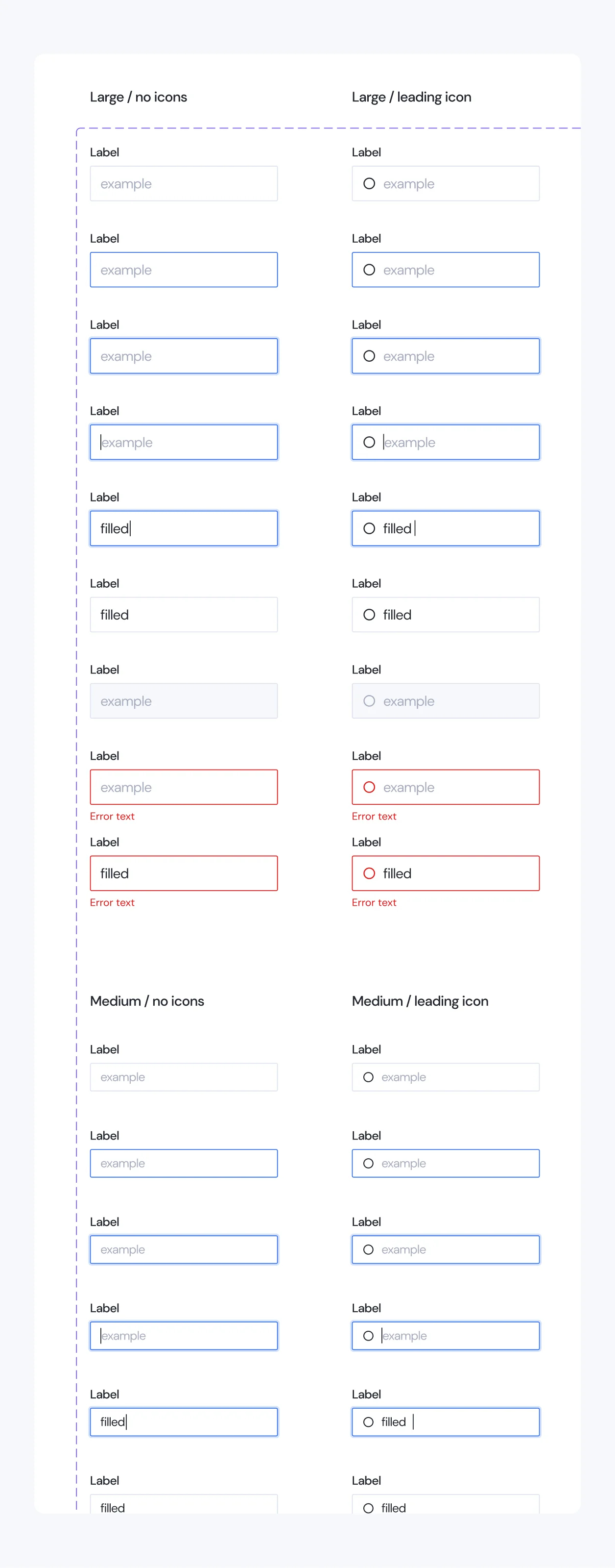 App forms design